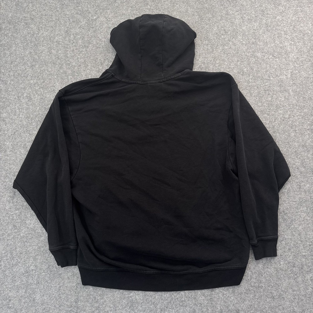 Nike Sportswear Club Lace-Up Hoodie Women's Size Medium Black Pullover- Nike - Picture 6 of 7